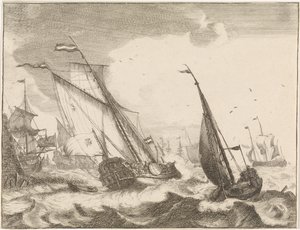 Navires en mer