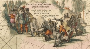 Tractus australior Americæ Meridionalis, a Rio de la Plata per Fretum Magellanicum ad Toraltum deta - Frederik de Wit