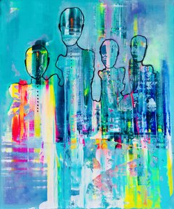 Une famille abstraite pleine de vie - Fredrik Olsen