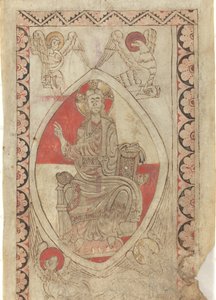 Christ en majesté (recto)