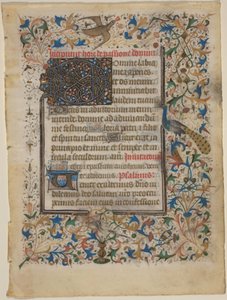 Feuille de manuscrit d