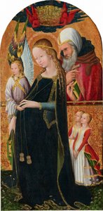 La Madone en attente avec Saint Joseph - French 15th Century
