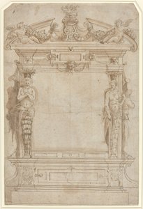 Conception pour un cadre architectural - French 16th Century