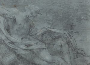 Deux Figures Allongées [verso]