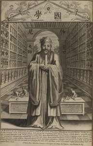 Portrait du penseur et philosophe social chinois Confucius 551 av. J.-C. 479 av. J.-C.