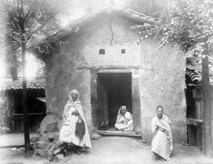 Un exemple de maison kabyle, Exposition de Paris, 1889 - French Photographer