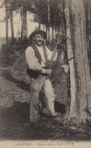Arcachon, Resinier dans la forêt - French Photographer