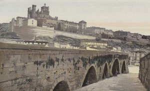 Béziers, Vieux Pont et Église Saint-Nazaire (ancienne Cathédrale)