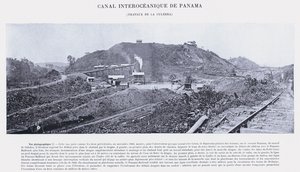 Canal interocéanique de Panama, travaux de la Culebra