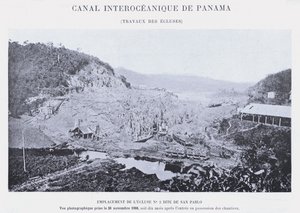 Canal Interocéanique de Panama, Travaux des Écluses