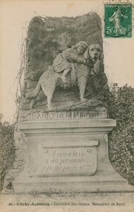 Clichy-Asnières - Cimetière des Chiens. Monument de Barry - French Photographer
