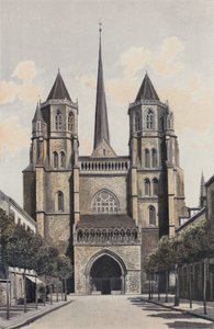 Dijon, Cathédrale Saint-Bénigne, Façade O - French Photographer