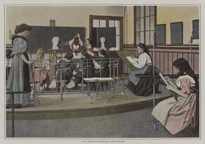 Cours de dessin au Lycée Racine, Paris - French Photographer