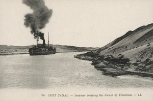 Égypte : Vapeur traversant le fossé de Toussoun - French Photographer