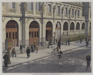 Fin de la journée scolaire à quatre heures, Lycée Janson de Sailly, Paris