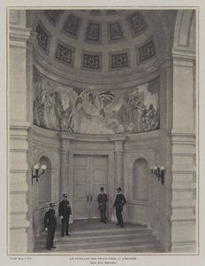 Entrée du pavillon américain, Exposition Universelle 1900, Paris (photo n/b) - French Photographer