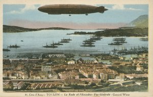 Flotte et ballon de barrage à Toulon, Côte d