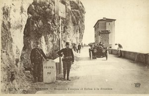 Frontière franco-italienne, Menton - French Photographer