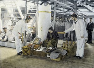 Marine française, fin XIXe siècle : le marchand de comestibles - Bibl. des Arts déco. - French Photographer
