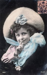 Carte postale française datée d