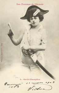 Garde champêtre, femme du futur
