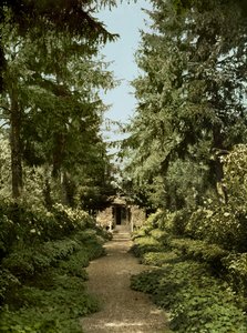 Allée de jardin dans le jardin de Claude Monet, Giverny