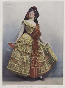 Georgette Leblanc en Carmen, 1899