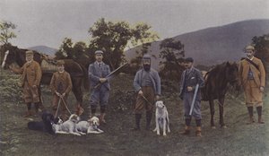 Partie de chasse au tétras en Écosse