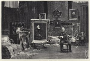 Jean-Joseph Benjamin-Constant dans son atelier