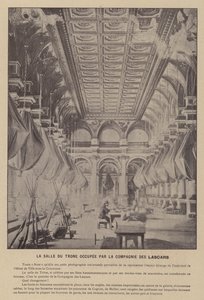La Commune de Paris, salle du trône occupée par la compagnie des Lascars - French Photographer