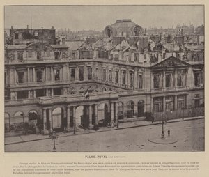 La Commune de Paris, Palais-Royal, vue extérieure - French Photographer
