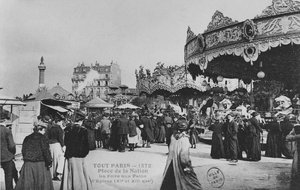 La Foire du Trône, Place de la Nation, Paris, vers 1900