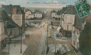 Le Mans - vue prise du sommet du tunnel
