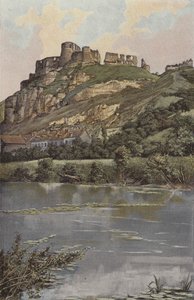 Les Andelys, Château Gaillard, Côté de la rivière