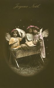 Carte de Noël de la Nativité