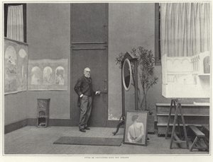 Pierre Puvis de Chavannes dans son atelier - French Photographer
