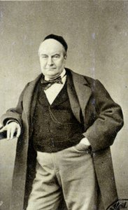 Portrait de Charles Augustin Sainte Beuve (1804 - 1869), écrivain, journaliste et critique littéraire