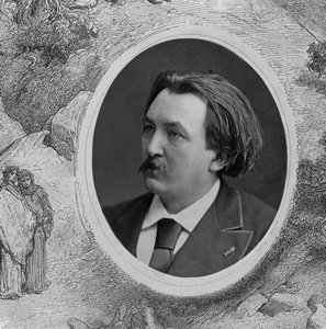 Portrait de Gustave Doré (1832-83) (photo n/b) (détail)