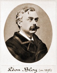 Portrait de Léon Bloy (1846 - 1917), écrivain français. 1895