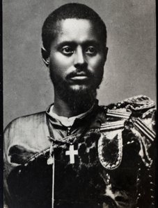 Portrait de Ras Makonnen (1852-1906), général et gouverneur de la province de Harar en Éthiopie. - French Photographer