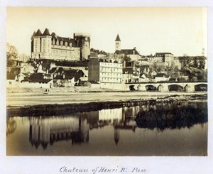 Carte postale représentant le château royal de Pau où est né le roi Henri IV de France et de Navarre le 13 décembre 1553, vers 1900 - French Photographer