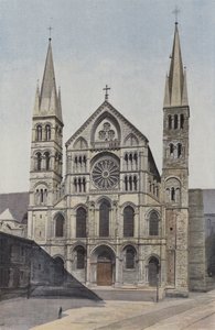 Reims, Église Saint-Remi, Façade O