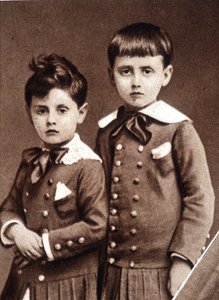 Robert et Marcel Proust enfants en 1877
