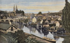 Saint-Lô, Vue générale prise des bords de la Vire - French Photographer
