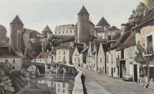Semur, Vue prise sur la rive d de l