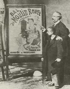 Toulouse-Lautrec avec un directeur du Moulin Rouge, Paris - French Photographer