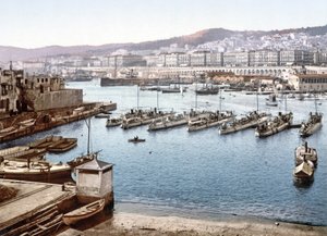 Vue du port d