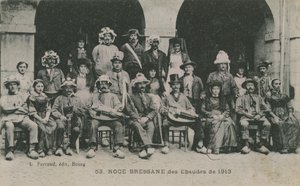 Mariage de Bressan Ebaudes en 1913 - French Photographer