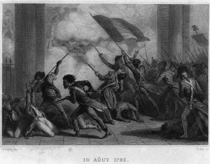 10 août 1792 (Chute de la royauté) - dans «Révolution française» par Thiers. 19e siècle