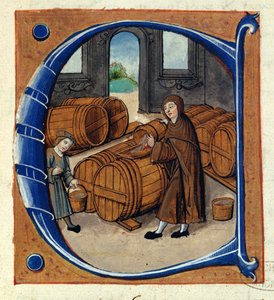 Production de vin au Moyen Âge, du 